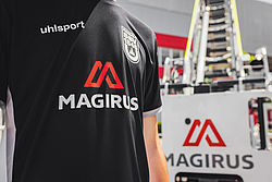 Two Ulm traditions moving forward together: The Magirus logo will feature on the shirts of SSV Ulm 1846 Fussball